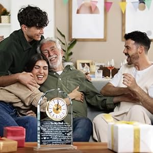 Ywhltomydadclockfromdaughtersonmeaningfulplaquefordadwhowantsnothinggreathomedecorationforfather Urban Country Home Decor Ywhl to my dad clock from daughter son meaningful plaque for dad who wants nothing great home decoration for father urban country home decor