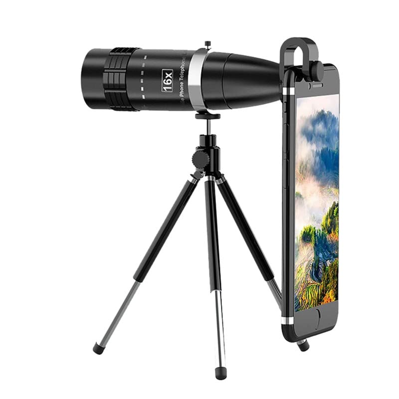 Lapras ( Limited Stock with 15 years Warranty ) 16x HD Optical Zoom Mobile Telephoto Lens Kit Dual Focus Magnification Lens Telescope for Outdoor Hiking, Bird Watching Hunting, Camping-image-42