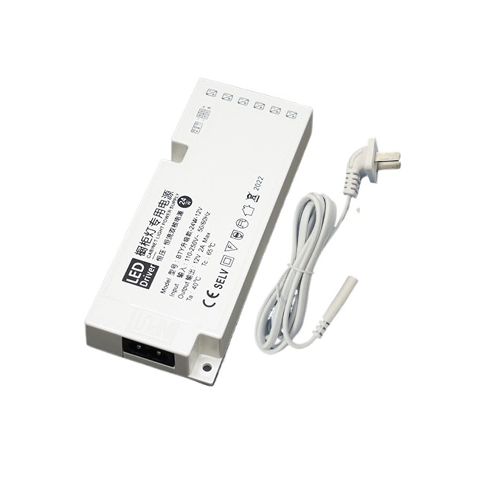Interrupteur basse tension 12V pour éclairage de meubles et dressing moderne