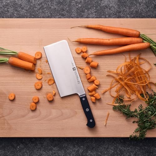 ZWILLING J.A. Henckels ZWILLING Gourmet 7" Chinese Chefs Knife/Vegetable Cleaver,Black/Stainless Steel - Thumbnail 2