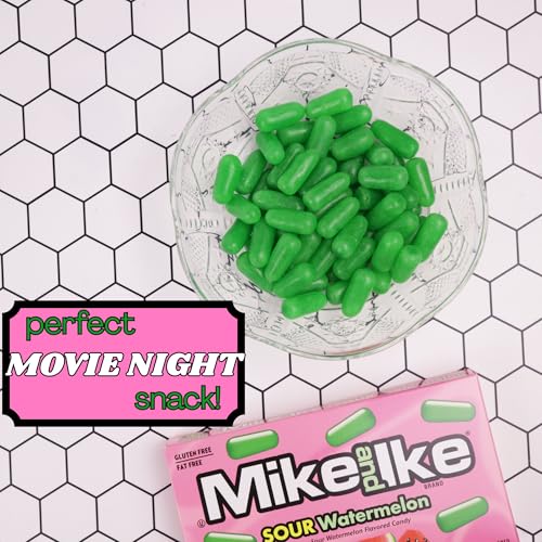 Mike and Ike Sour Watermelon Theater Boxes, caramelos 4.25 oz x3 miniatura 5