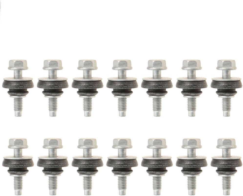 Genuine Set of 14 Valve Cover Screws Bolts for Saab 9-3 2003-2011 9-3X 2010-2011