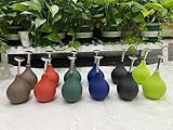 Allrounda Gießbrause Ball Sprüher Edelstahl Ausguss, Gießkannen Alternative für kleine Pflanzen Stecklinge Blumen Setzlinge (Terracotta/Rot)