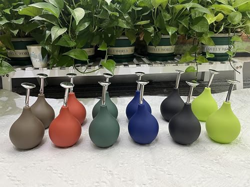 Allrounda Gießbrause Ball Sprüher Edelstahl Ausguss, Gießkannen Alternative für kleine Pflanzen Stecklinge Blumen Setzlinge (Terracotta/Rot)