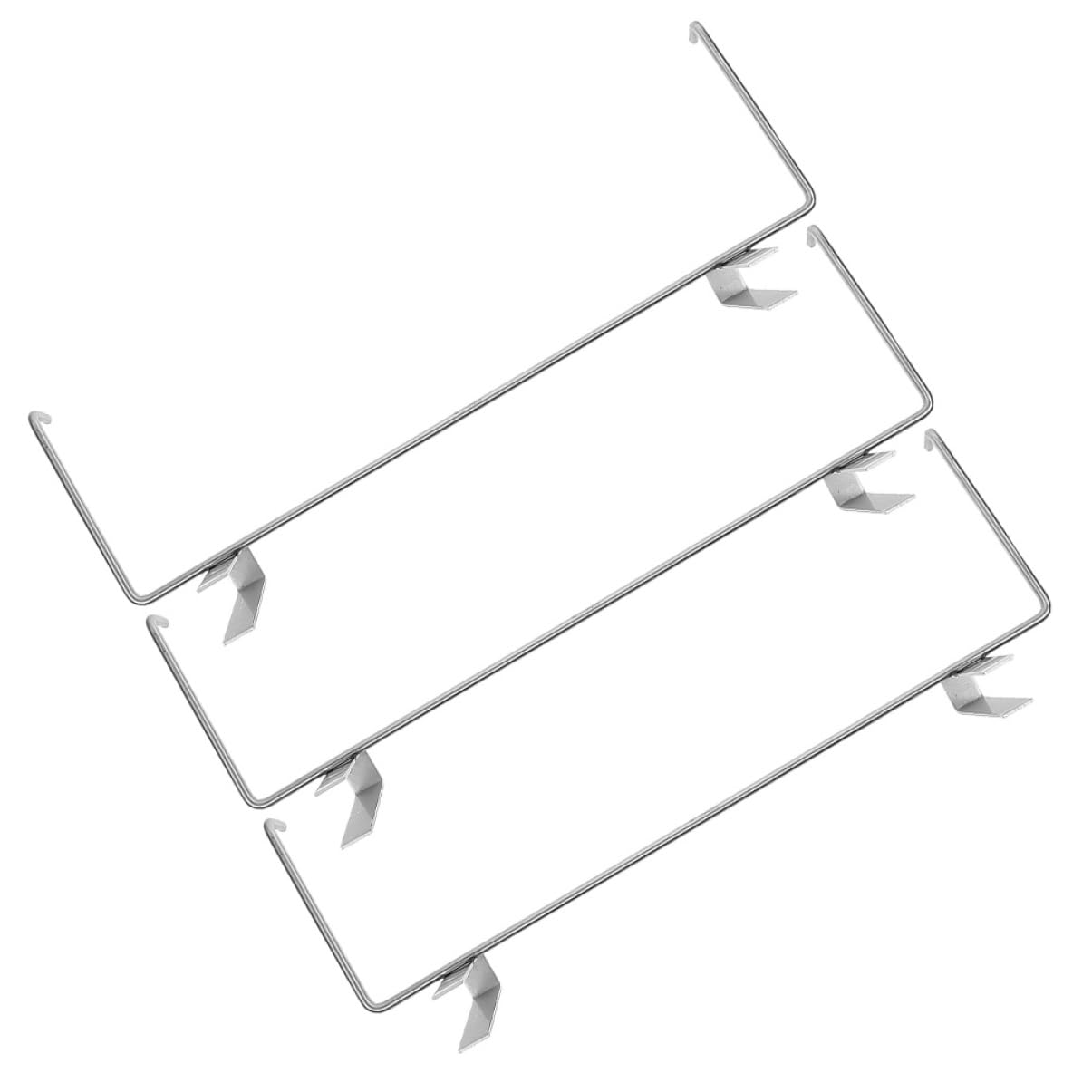 Supporto Telaio per Arnia 3 Pezzi in Acciaio Inox Argento