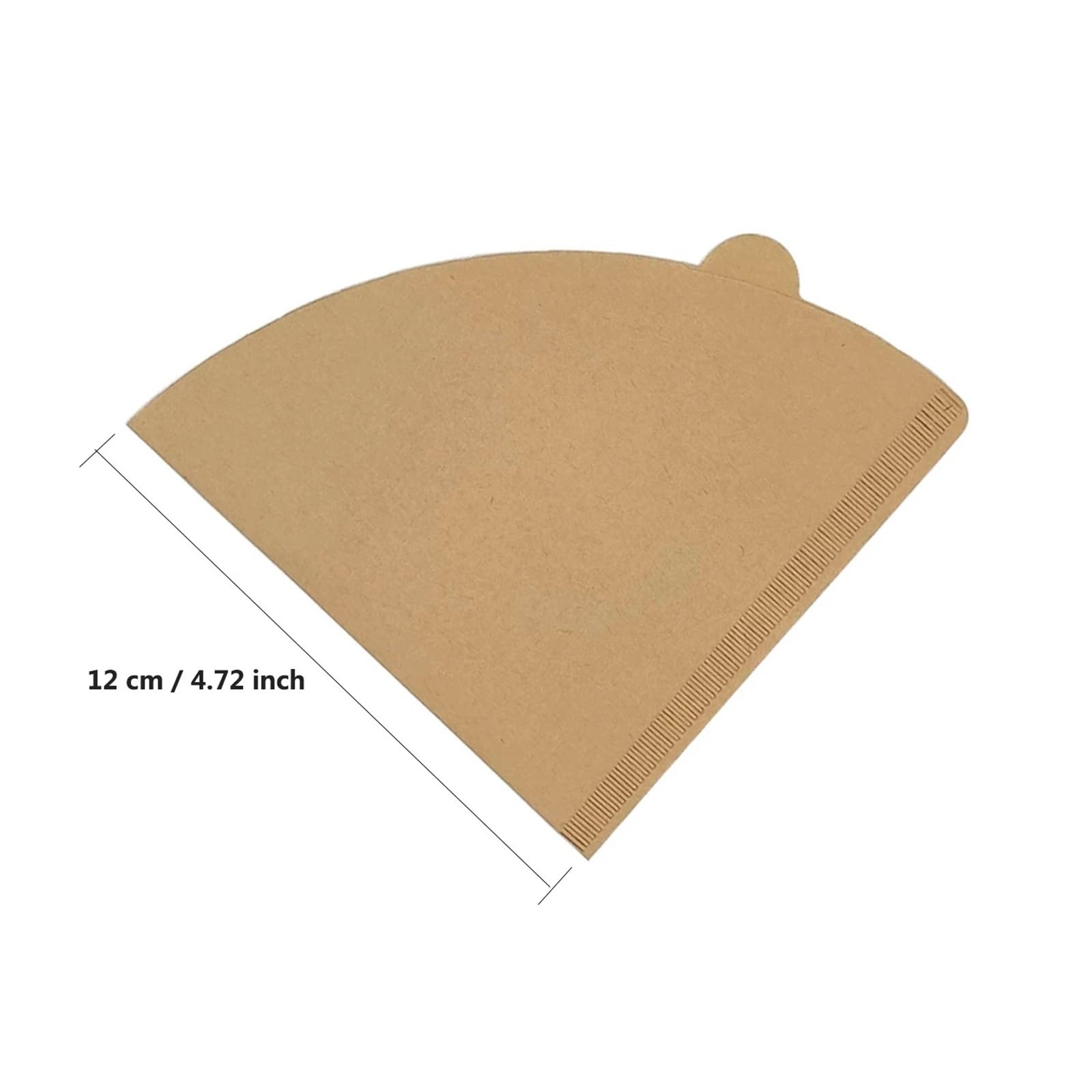 Kegel-Kaffeefilter, 100 Stück, 1–4 Tassen, Ungebleichtes, Naturbraunes V02-Einweg-Kaffeefilterpapier(200 pcs)