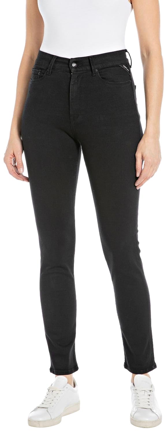 Replay women's jeans with power stretch, black (Black 098), 25W / 28L