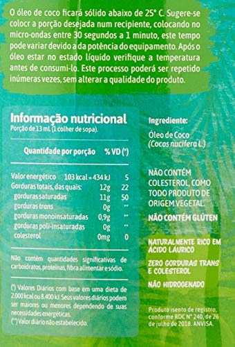 Qualicoco Oleo Coco Sem Sabor 3L