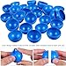 50pcs Hollow Lotto Raffle Ball | Raffle Drawing Balls | Plastic Bingo Balls Only | Lottery Ball | Vending Machine Capsules | Plastic Bingo for Game Party Prizes, Blue