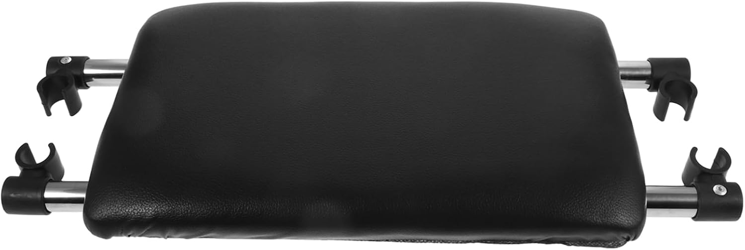 Walker Rest Seat Aluminum Alloy Walker Seat Plate Bath Shower Replacement Parts Senior Accessory Multi-Functional Lightweight and Durable - 20x9x2in