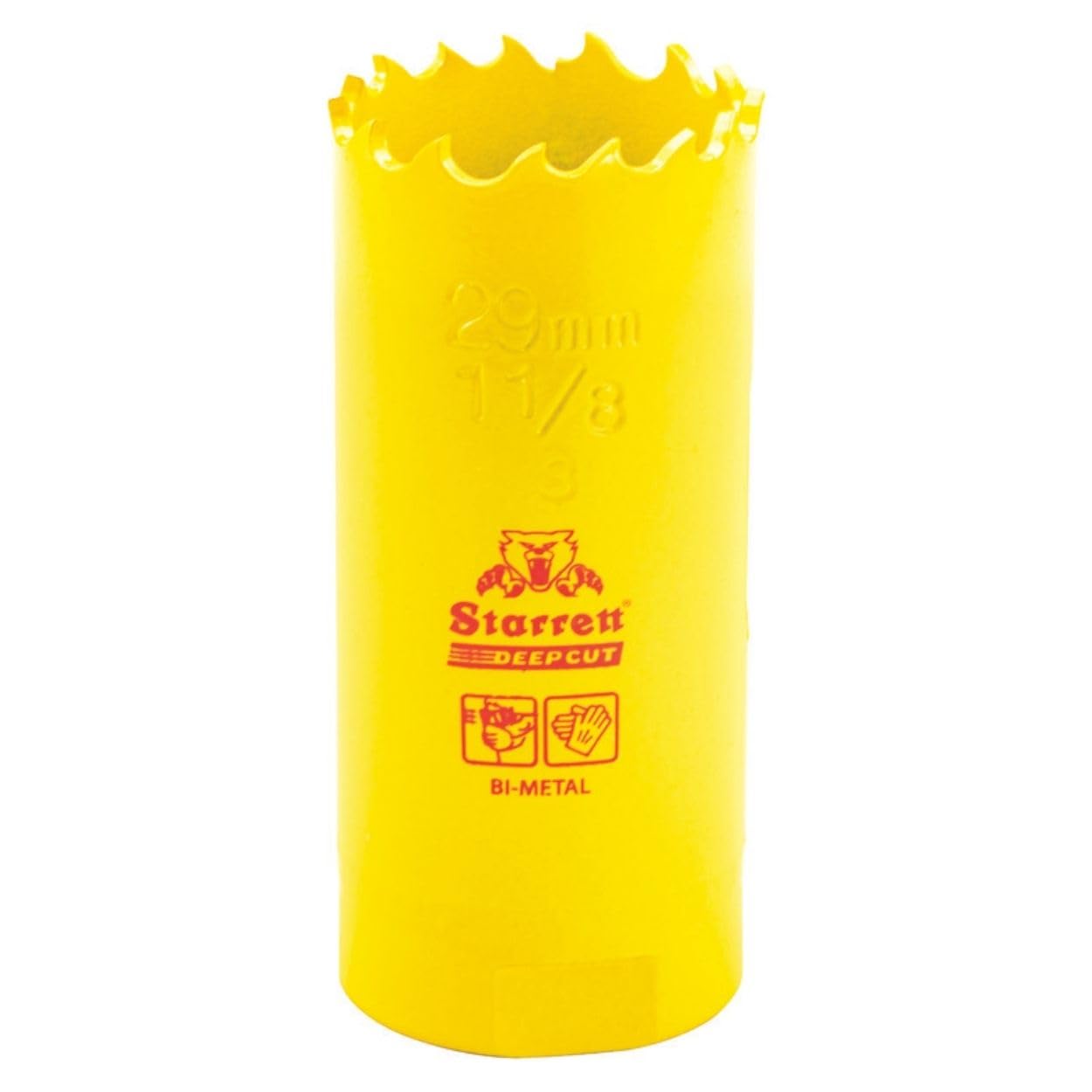 Starrett dch029 - Crown Perf. Bimetal Deep Cut 29 mm. Diam