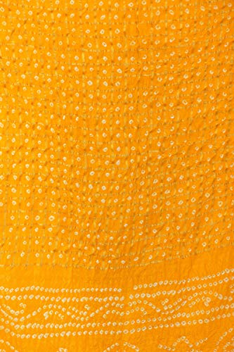 Bandhani Tie-Dye Gharchola Dupatta from Jodhpur with Golden Thread Weave4
