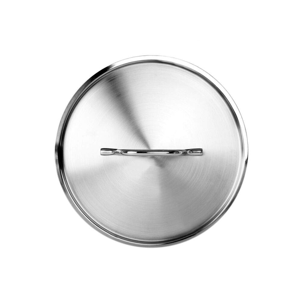 SLDB016, 16 Quart Double Boiler With Cover, Commercial Pasta Cooker with Lid, Stainless Steel Stock Pot by Thunder Group – Stainless Steel, Model 6025441
