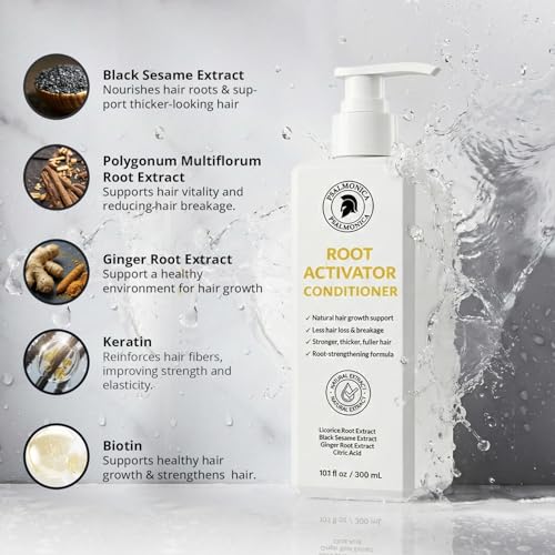 Image of Root Activator Conditioner for Men - Natural Hair Growth Conditioner for Hair Loss and Thinning Hair - Hair Loss RegrowthTreatments for Women Men (10.1 Fl Oz (Pack of 1))