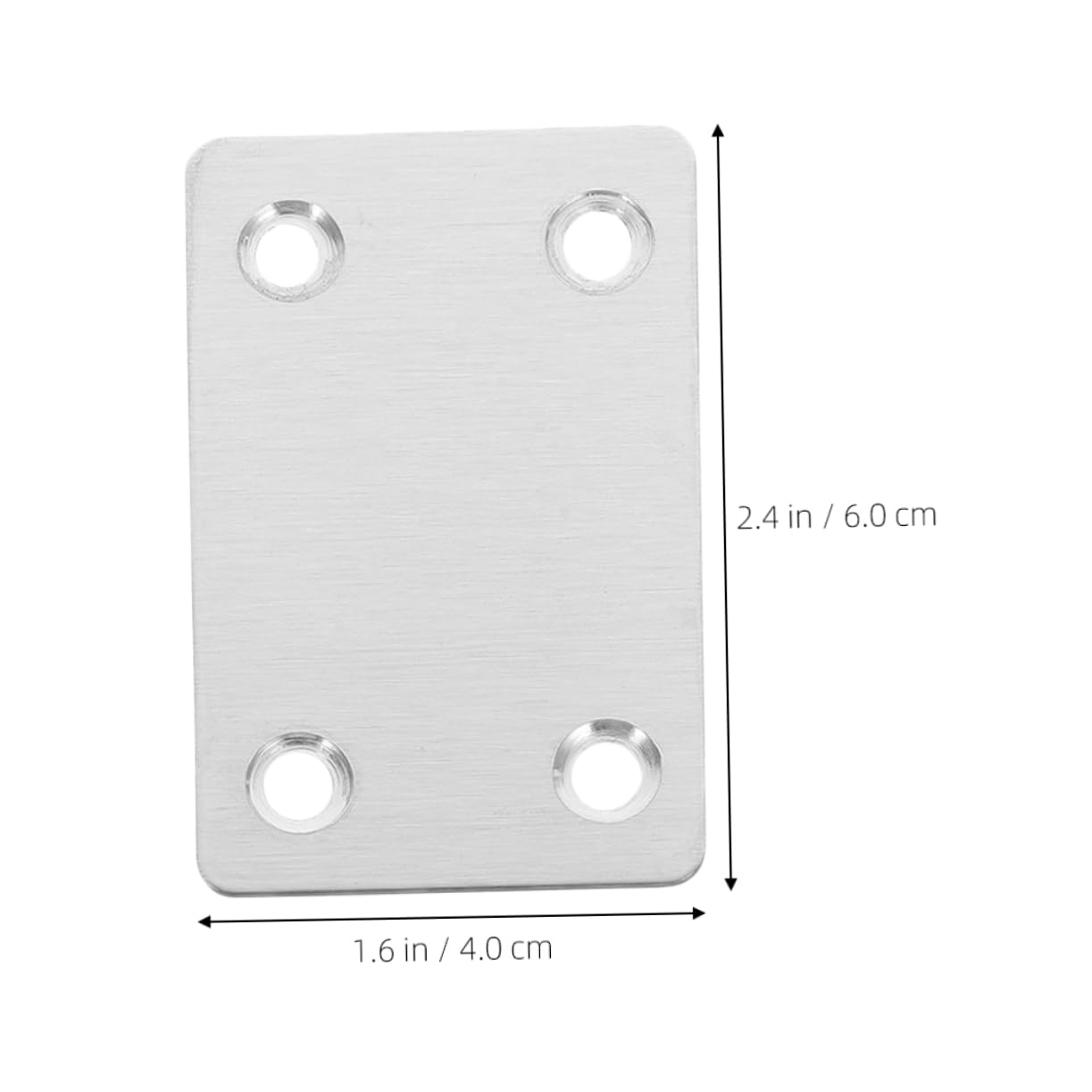 NAMOARLY Flat Metal Plates for Wood 30pcs Heavy Duty Brackets Fixing Brackets Mending Plate