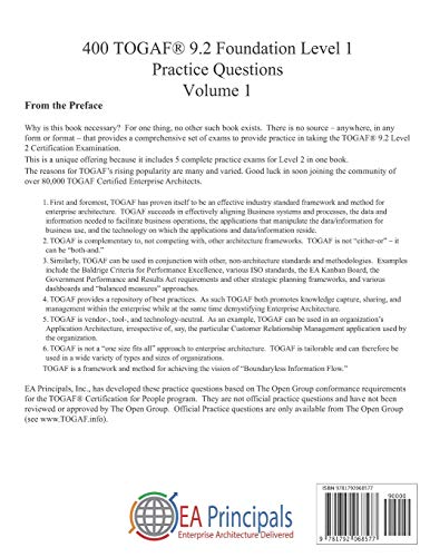 TOGAF 9.2 Foundation Level 1 Practice Questions Volume 1 image 4