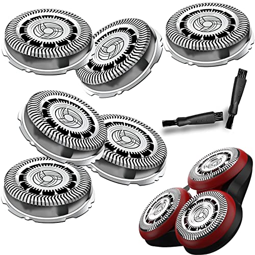 SH90 Replacement Heads Compatible with Philips Norelco Shaver Series 9000 Series 8000, SH90 Blades OEM, New Upgraded (6 Pack)