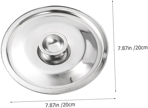 Miniatura 9 de UPKOCH 5pcs Jar with Fat Lids Frying And Seasoning Mini Covers Use Pots Container Grease Farmhouse Metal Stainless Pan Kitchen Wok Knob Pans Woks