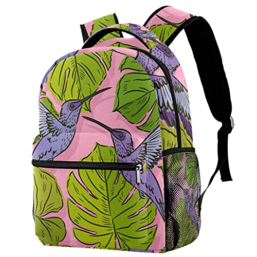 Sac à dos aquarelle oiseaux tropicaux antichoc PC portable pour éviter les dommages