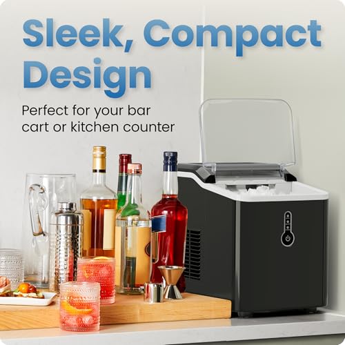 Iceman by Chefman Nugget Ice Maker Countertop, Pebble Ice Maker Machine, 26 lb in 24 Hours, Ready in 6 Minutes, Removable Ice Basket, Fun and Chewable Cubes, 1.5L Water Tank, Self-Cleaning Function - image 6
