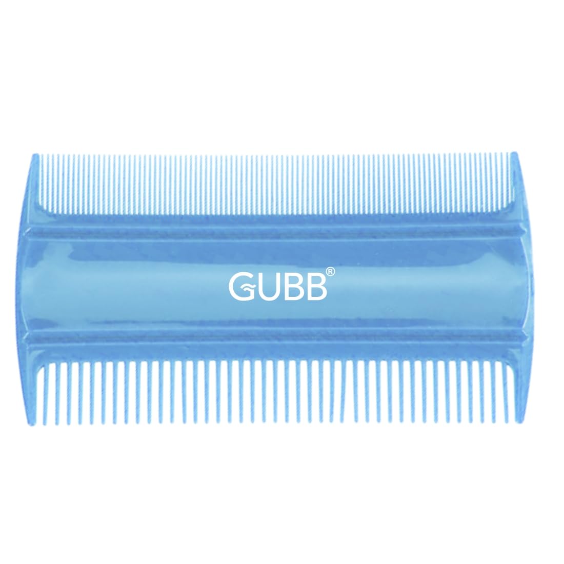 GUBB USA New Vital Shampoo Plastic Hair Comb for Wet Hair (Big) Blue (Lice Comb)