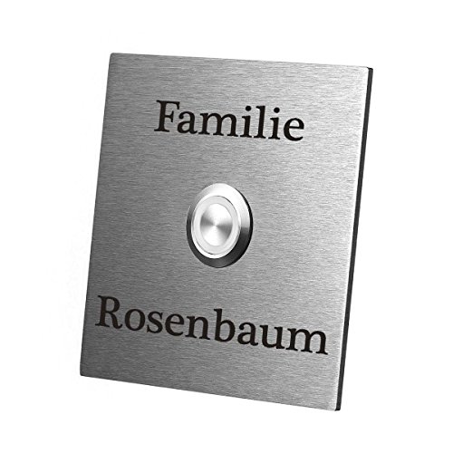 Campanello personalizzato in acciaio inox V2a - 9