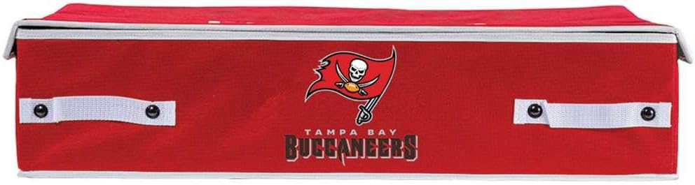 Franklin Sports NFL Under Bed Storage Bins - Folding Organizer Containers - NFL Team Office, Bedroom + Living Room Décor