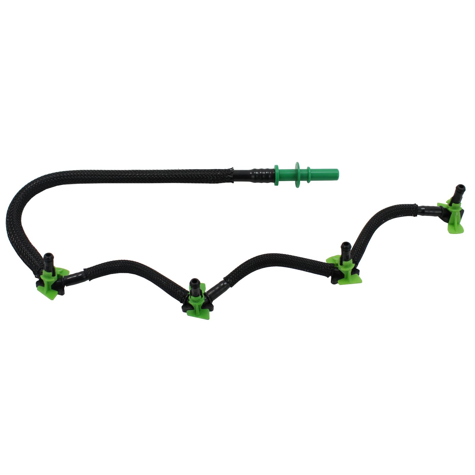 Biaren Black Fuel Injector Leak Off Return Pipe For Ford Fiesta Focus Mk3 Mondeo Mk5 Kuga Grand C-Max C-Max Tourneo Transit Connect B-Max Tourneo Courier Ecosport Ka+ 1.5 Tdci Fm5q9k022ab 1868676