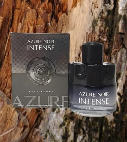 AZURE NOIR POUR HOMME & AZURE NOIR INTENSE Combo Pack Cologne Eau de Toilette Fragrance for Men (3.4oz/100ml x2), Natural Spray, Long Lasting (2 PACK) - Image 4