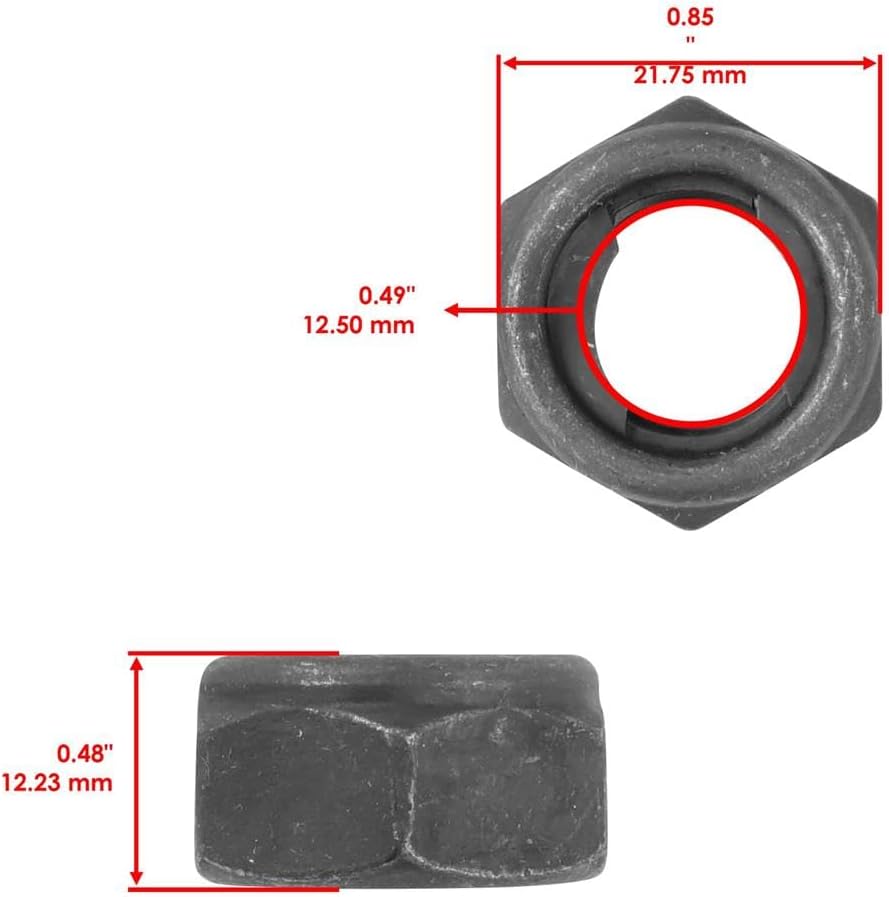 Replacement Parts for 95707-10500-00 92907-10200-00 Wheel Nut And Washers For Yamaha Front/Rear Mod-C33C-56839