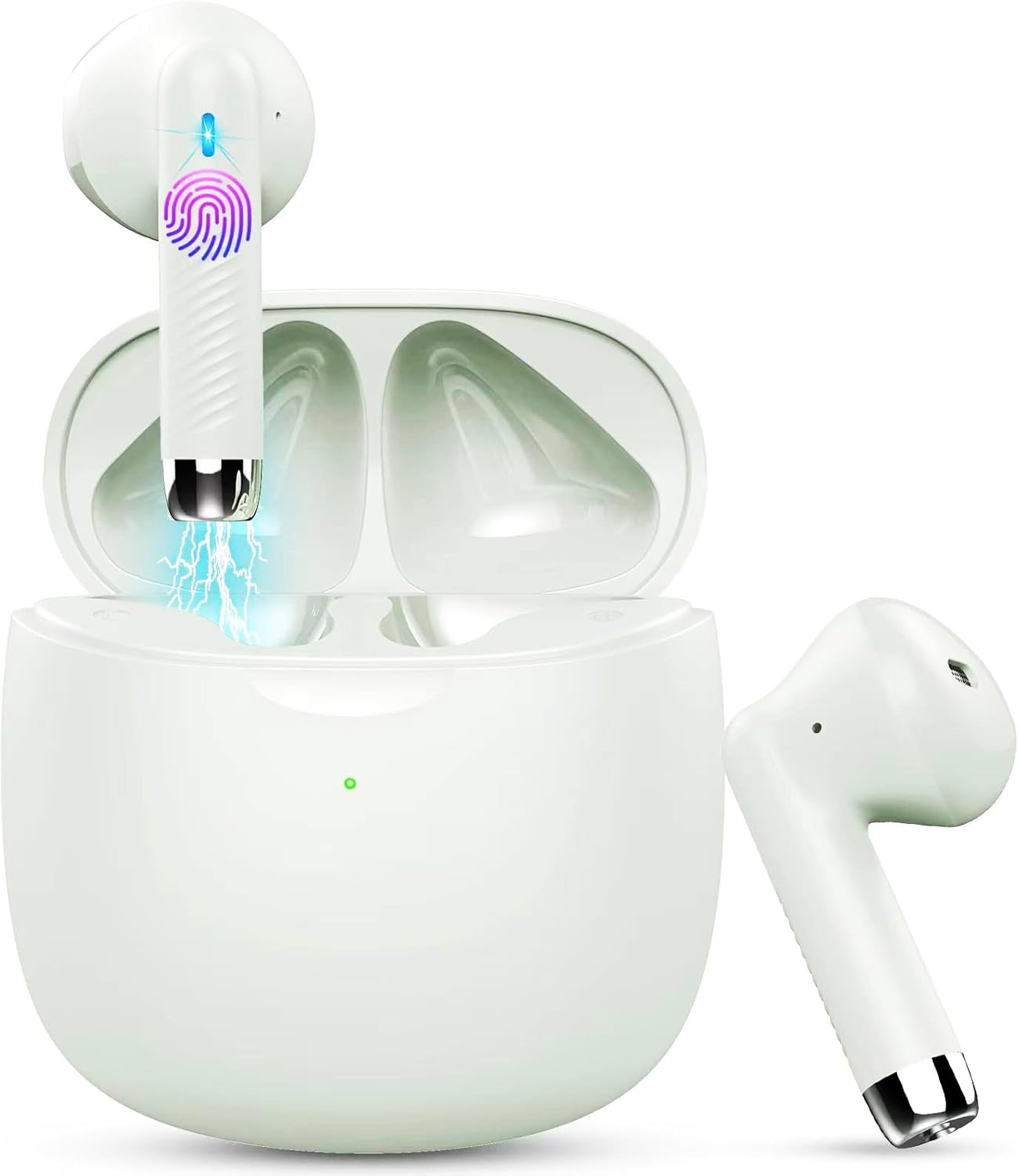 Jxrev Wireless Earbuds, Wireless Bluetooth Headphones Stereo Bass in Ear