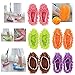F-BBKO Mop Slippers Shoes Cover 12pcs (6 Pairs) Soft Washable Reusable Microfiber Foot Socks,Floor Dust Dirt Hair Cleaner for Bathroom Office Kitchen House Polishing Cleaning