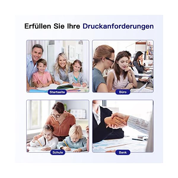 545XL 546XL Multipack Kompatibel für Canon Druckerpatronen 545 546 für Canon Pixma MX495 TR4550 TR4551 MG2550s MG2555s TS3150 TS3151 MG3050 MG3051 MG2950 iP2850 TS205 (Schwarz, Farbe) – Bild 6