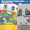512m Liddul - Magnetic Tiles Road Set with Cars for Toddlers, Magnetic Blocks for Kids Ages 3-5 4-8 5-7, Gifts for 3+ Year Old Boys Girls Kids Toys Classroom Must Haves, Magnet Building Blocks Expansion Pack