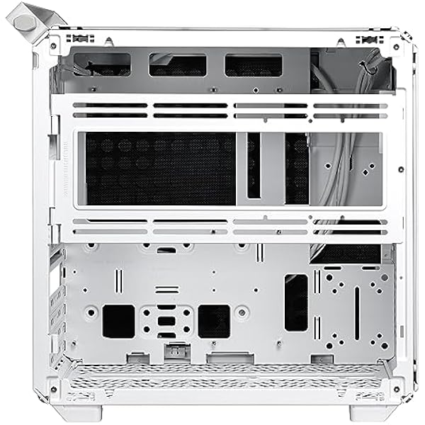 Cooler Master Qube 500 Flatpack Mid-Tower PC ATX Chassis - полностью модульный предустановленный задний вентилятор SF ARGB 120 мм вертикальное крепление GPU поддержка EATX и 2 радиатора 280 мм - Macaron