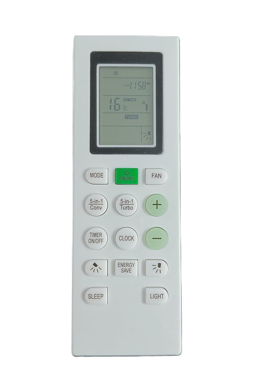 AYAME | 2 Year Warranty | (5 in 1 Turbo & 5 in 1 Conv | Clock | Energy Save Button) Ac Remote Compatible for Blue Star Ac Remote Window/Split ac 1.5 Ton 2 Ton ac Remote-image-45