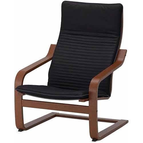 IKEA Poang Armchair Medium Brown Knisa Black 892.408.36