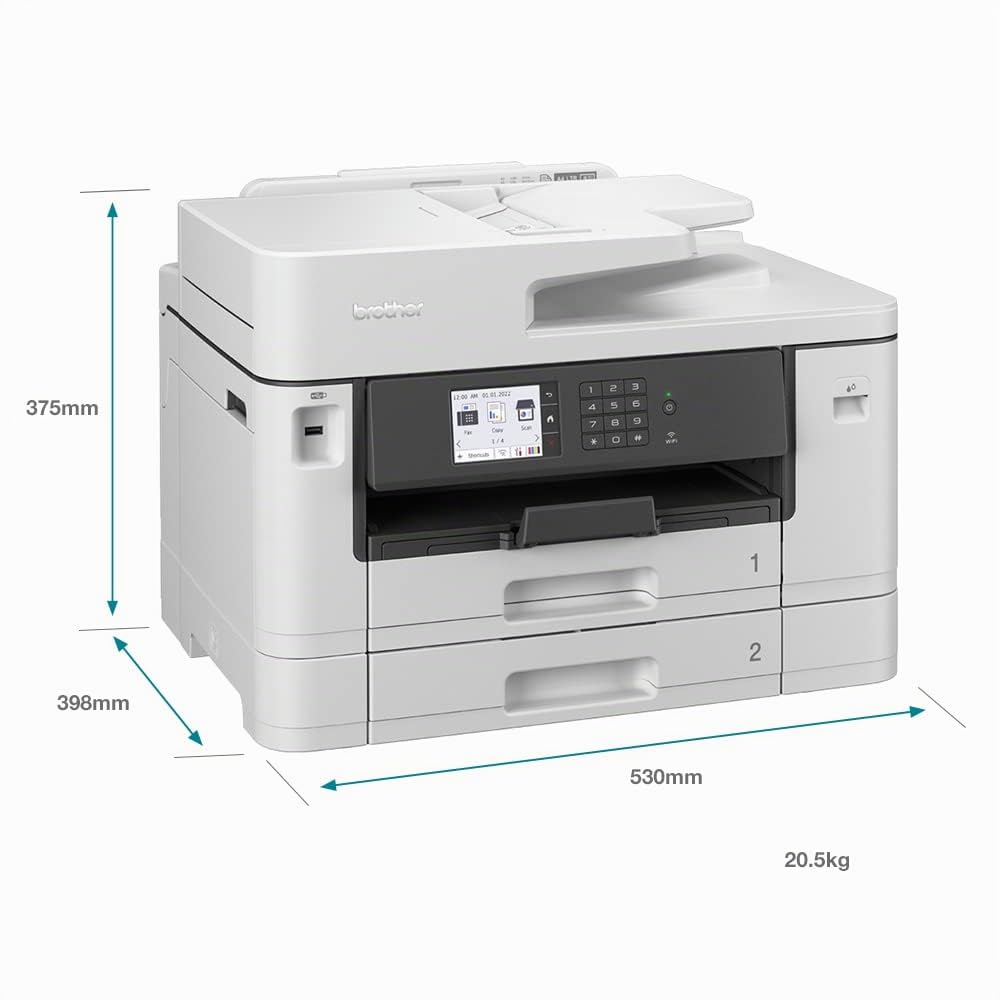Brother MfC-J5740dw Ad Inchiostro A3 1200 X 4800 Dpi WI-Fi (mfC-J5740dw A3 Inkjet Wireless)
