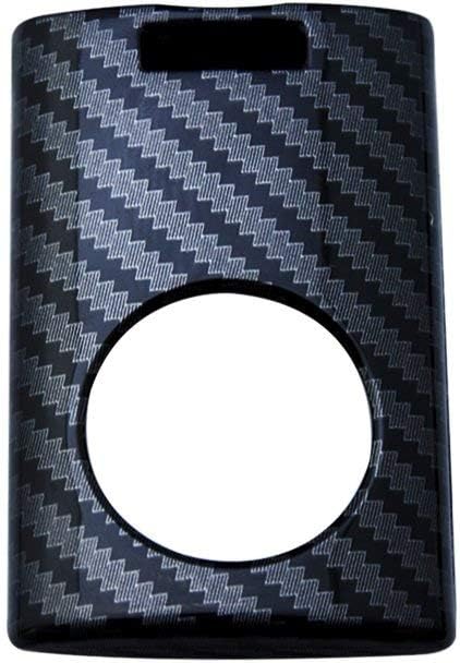 x xotic tech Black Carbon Fiber Pattern ABS Key Fob Shell Cover, Compatible with Cadillac ATS CTS XTS DTS SRX Escalade Chevrolet C7 Corvette Smart Keyless Entry Key OUC6000066 5923887 22756465 image 5