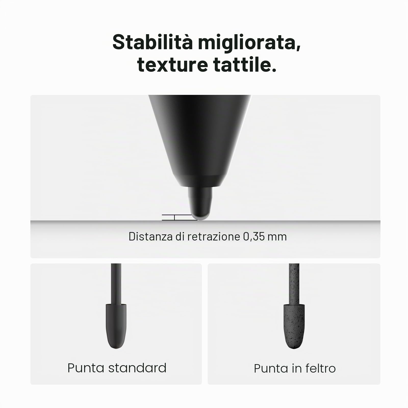 Penna slim senza batteria PW600S, supportata da Huion PenTech 4.0, compatibile con Kamvas 13 (Gen 3), Kamvas 16 (Gen 3), Kamvas Pro 19 e Kamvas Pro 27