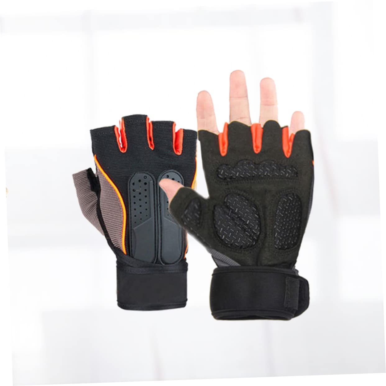 INOOMP 1 Paio Di Guanti Ciclismo Guanti Ginnastica Per Uomo Guanti Palestra Donna Guanti Ginnastica Uomini Con Impugnatura Guanti Allenamento Polso Donna Guanto