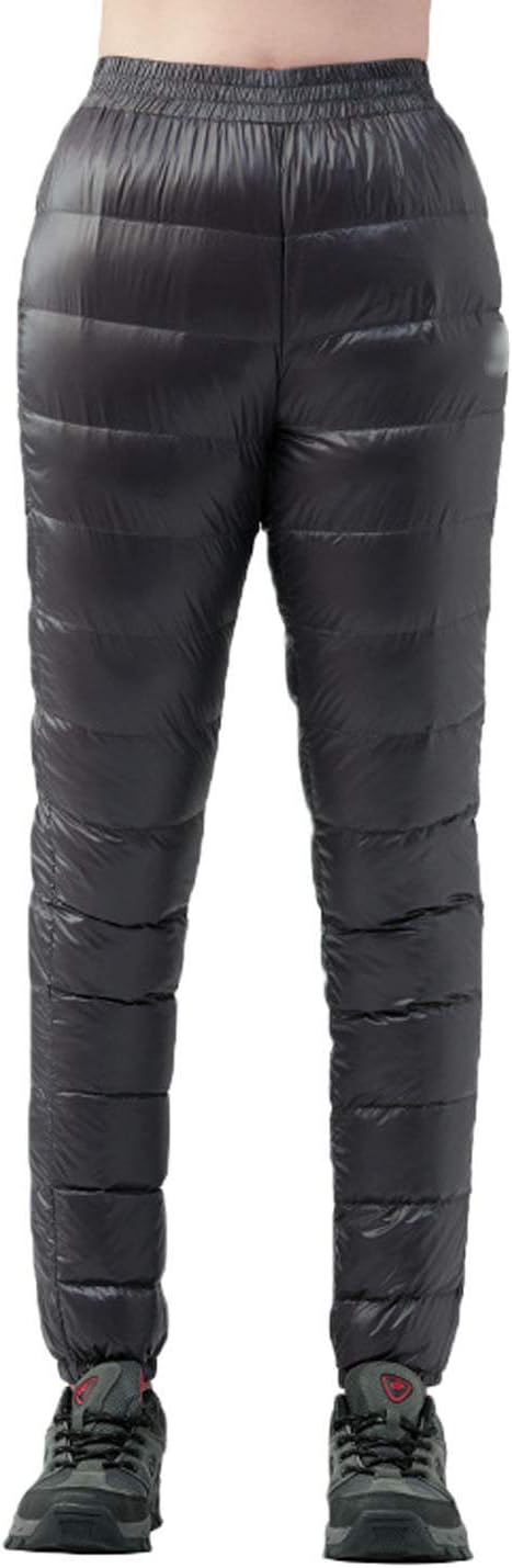 Flygo Women's Ski Pants Winter Windproof Warm Down Snow Trousers