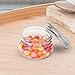 Mini Mason Jars Round 4 oz - Small Canning Glass Jars with Lids - 16 Pack Cute Jars with 40 Labels & Chalk Marker, Clear Containers for your Candy, Jelly, Overnight Oats, Yogurt, Honey & Baby Food