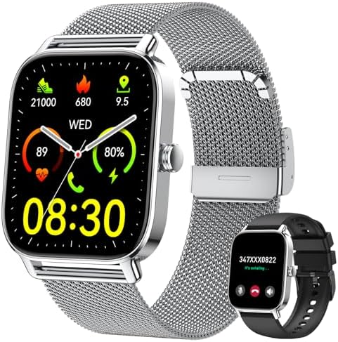 Smart Watch for Men Women Fitness Tracker: Make Answer Call Digit...