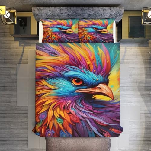 Housse de couette 220x240cm microfbre King avec ses deux taies doreiller - 3