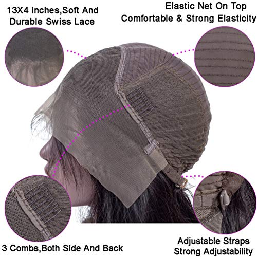 Perruque brésilienne 360 frontale en dentelle pour masquer la perte de cheveux avec réalisme - 7