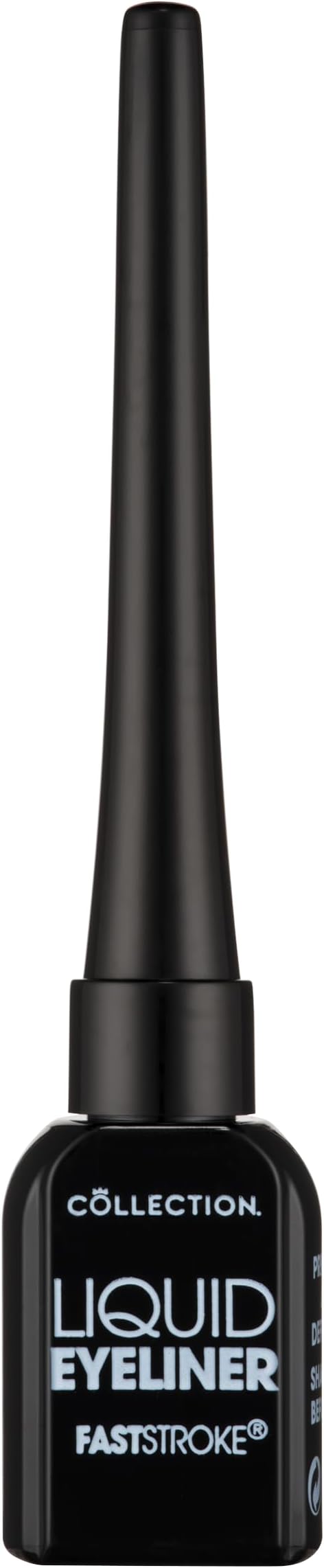 Collection Cosmetics Fast Stroke Eyeliner, Quick Drying Formula, 4ml, Black