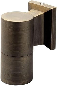 KICHLER LED Retrofit Landscape Wall Light in Centenial Brass Finish for use on Walls and Posts, 15784CBR