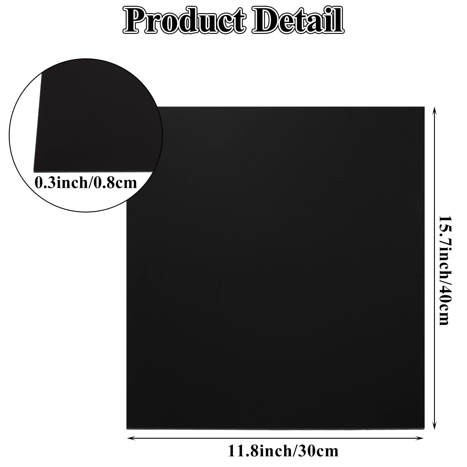 Confezione da 4 lastre in alluminio anodizzato nero, 30,5 x 30,5 x 0,8 mm di spessore, piastre in alluminio anodizzato, per incisione laser, artigianato, decorazione della casa