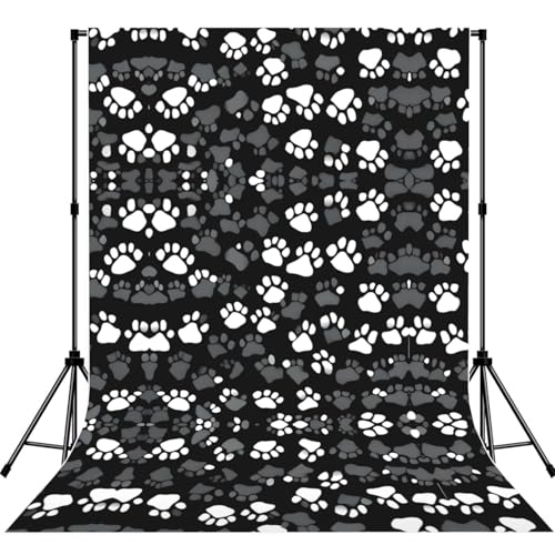 Toile de fond photo empreintes de pattes pour studio et animaux